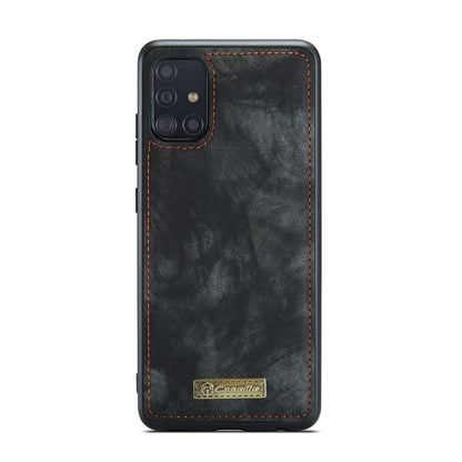 For Samsung Galaxy A51 CaseMe-008 Detachable Multifunctional Flip Leather Phone Case(Black) - Galaxy Phone Cases by CaseMe | Online Shopping South Africa | PMC Jewellery | Buy Now Pay Later Mobicred