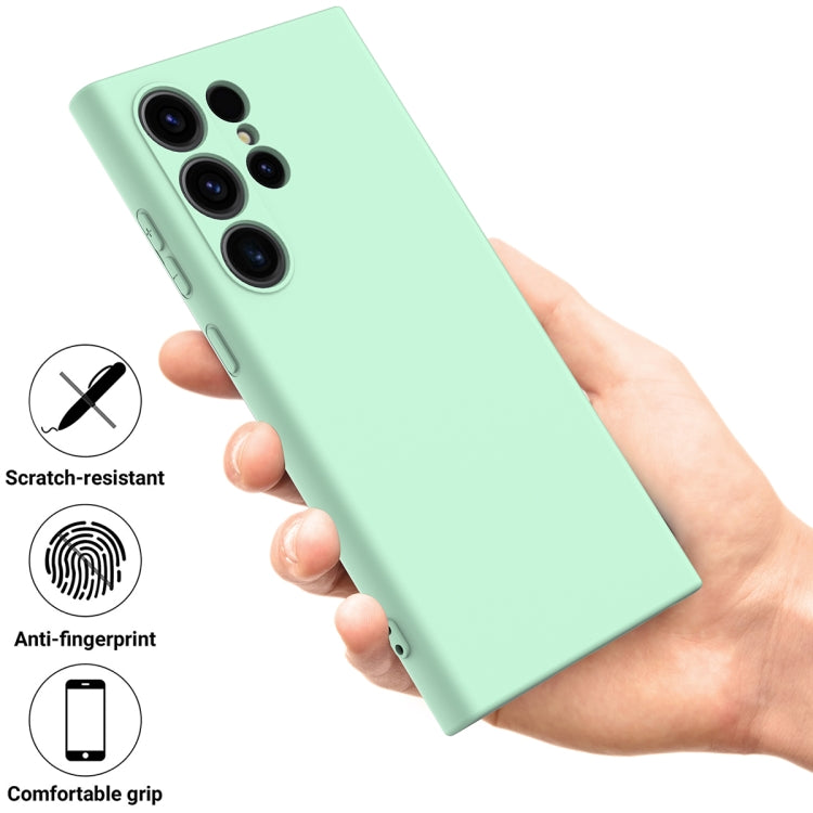 For Samsung Galaxy S24 Ultra 5G Solid Color Liquid Silicone Dropproof Full Coverage Phone Case(Green) - free shipping - PMC TechLife - Order now!