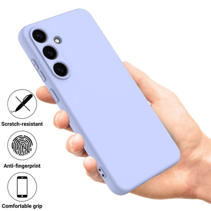 For Samsung Galaxy S25+ 5G Color Liquid Silicone Phone Case(Purple) - Galaxy S25+ 5G Cases by PMC Jewellery | Online Shopping South Africa | PMC Jewellery | Buy Now Pay Later Mobicred