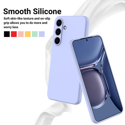 For Samsung Galaxy S25+ 5G Color Liquid Silicone Phone Case(Purple) - Galaxy S25+ 5G Cases by PMC Jewellery | Online Shopping South Africa | PMC Jewellery | Buy Now Pay Later Mobicred