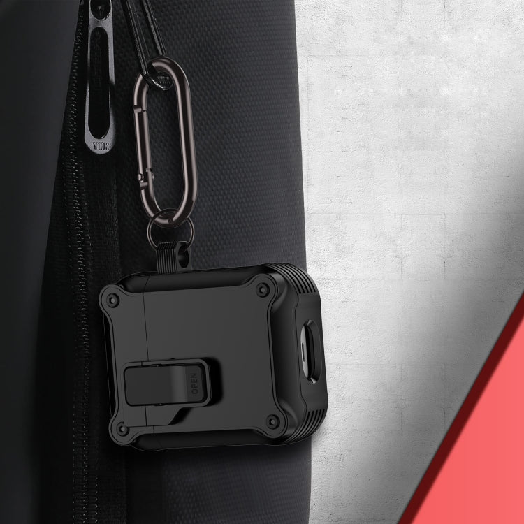 For AirPods 1 / 2 Eagle Shockproof Earphone Protective Case with Switch(Royal Blue) - For AirPods 1/2 by PMC Jewellery | Online Shopping South Africa | PMC Jewellery | Buy Now Pay Later Mobicred