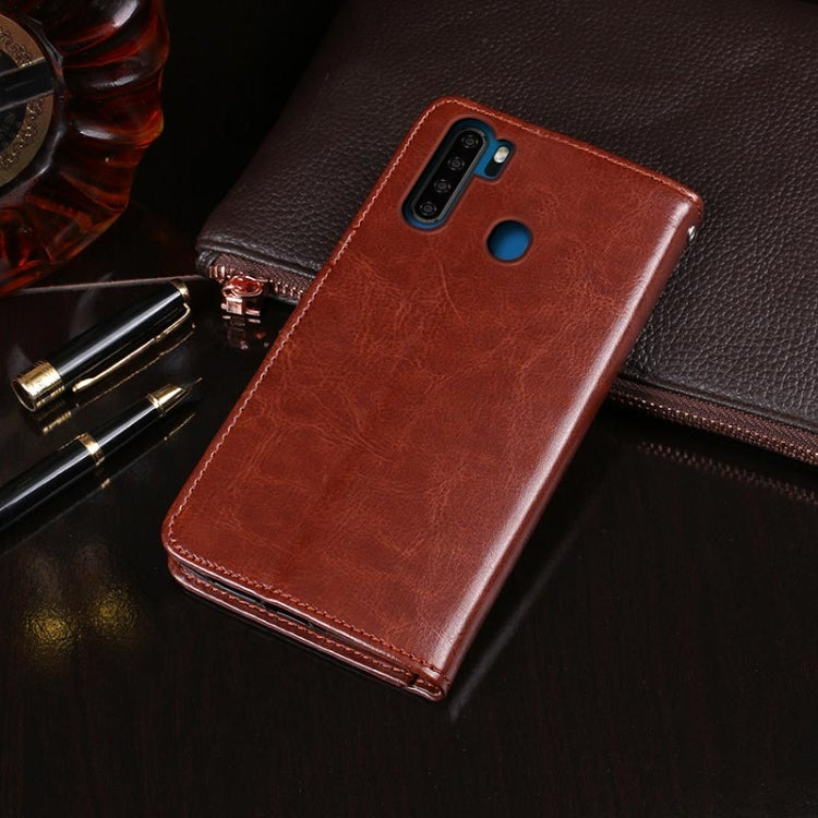 For Blackview A80 Pro idewei Crazy Horse Texture Horizontal Flip Leather Case with Holder & Card Slots & Wallet(Rose Red) - More Brand by idewei | Online Shopping South Africa | PMC TechLife | Buy Now Pay Later Mobicred