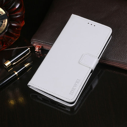 For Blackview A80 Pro idewei Crazy Horse Texture Horizontal Flip Leather Case with Holder & Card Slots & Wallet(White) - More Brand by idewei | Online Shopping South Africa | PMC Jewellery | Buy Now Pay Later Mobicred