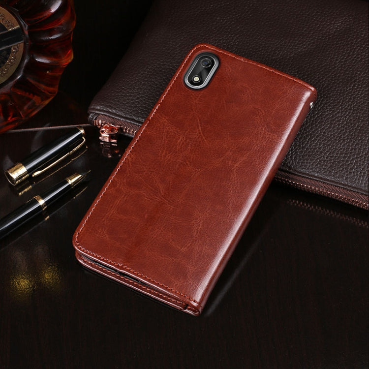 For Cubot J3 idewei Crazy Horse Texture Horizontal Flip Leather Case with Holder & Card Slots & Wallet(Brown) - More Brand by idewei | Online Shopping South Africa | PMC Jewellery | Buy Now Pay Later Mobicred