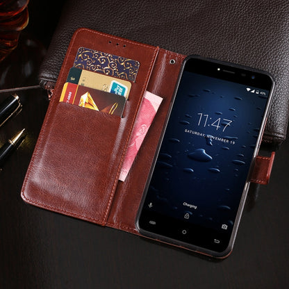 For Cubot Note Plus idewei Crazy Horse Texture Horizontal Flip Leather Case with Holder & Card Slots & Wallet(Black) - More Brand by idewei | Online Shopping South Africa | PMC Jewellery | Buy Now Pay Later Mobicred