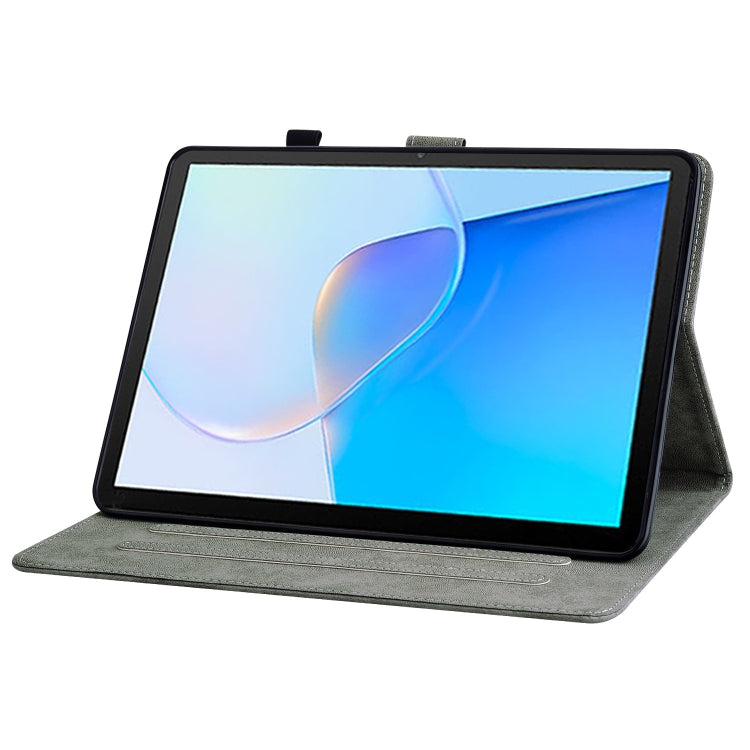 For Huawei MatePad SE Tiger Pattern Flip Leather Tablet Case(Dark Blue) - Huawei by PMC TechLife | Online Shopping South Africa | PMC TechLife | Buy Now Pay Later Mobicred