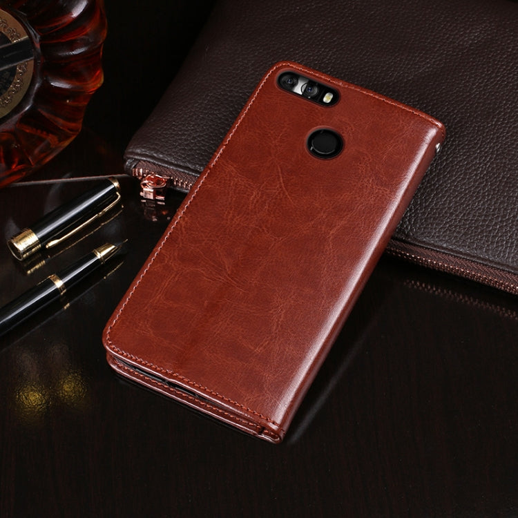 For Ulefone MIX 2 idewei  Crazy Horse Texture Horizontal Flip Leather Case with Holder & Card Slots & Wallet(Brown) - More Brand by idewei | Online Shopping South Africa | PMC Jewellery | Buy Now Pay Later Mobicred