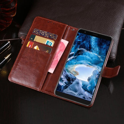 For Ulefone S1 idewei  Crazy Horse Texture Horizontal Flip Leather Case with Holder & Card Slots & Wallet(Brown) - More Brand by idewei | Online Shopping South Africa | PMC Jewellery | Buy Now Pay Later Mobicred