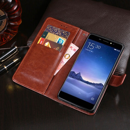 For Ulefone S8 Pro idewei  Crazy Horse Texture Horizontal Flip Leather Case with Holder & Card Slots & Wallet(Red) - More Brand by idewei | Online Shopping South Africa | PMC Jewellery | Buy Now Pay Later Mobicred