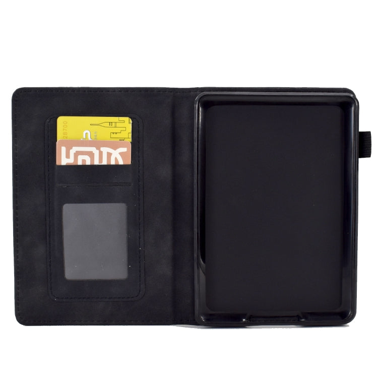For Amazon Kindle Paperwhite 4/3/2/1 Peony Butterfly Embossed Leather Smart Tablet Case(Black) - Amazon by PMC TechLife | Online Shopping South Africa | PMC TechLife | Buy Now Pay Later Mobicred