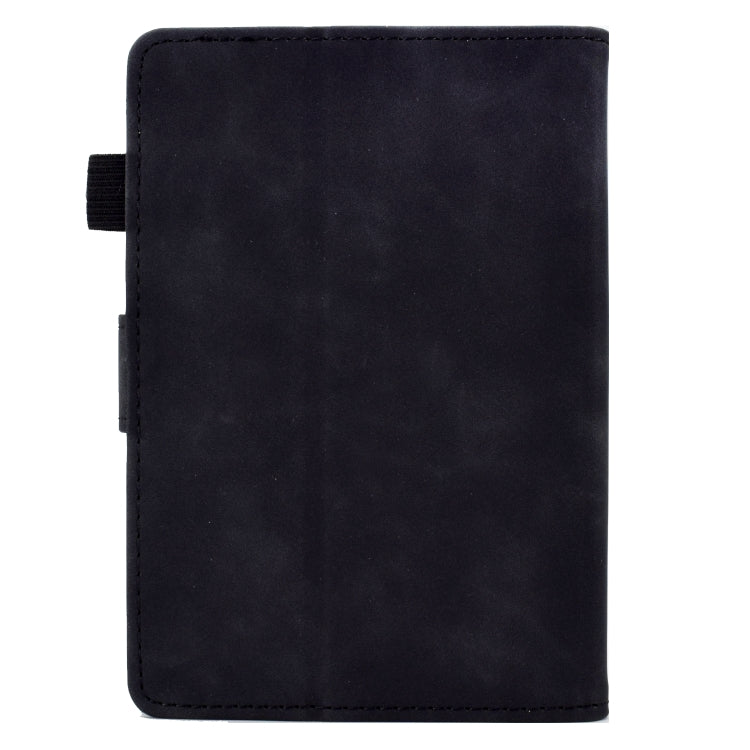 For Amazon Kindle Paperwhite 5 Peony Butterfly Embossed Leather Smart Tablet Case(Black) - Amazon by PMC TechLife | Online Shopping South Africa | PMC TechLife | Buy Now Pay Later Mobicred