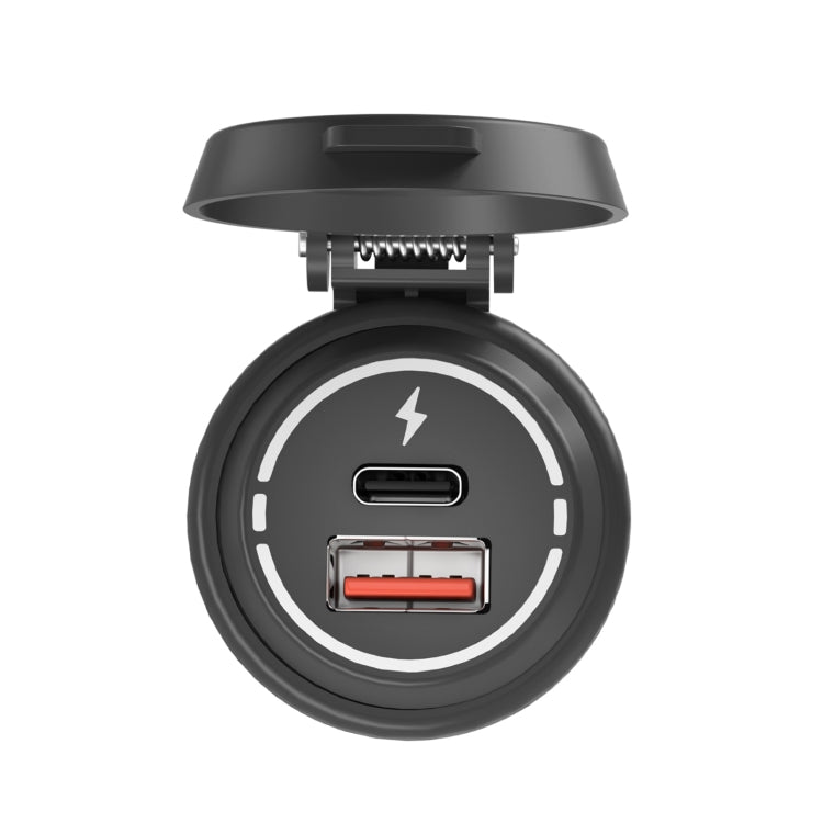 ZH-1786A1 QC3.0 USB-A + Type-C Dual Interface Car Charger - DIY Modified Charger by PMC TechLife | Online Shopping South Africa | PMC TechLife | Buy Now Pay Later Mobicred