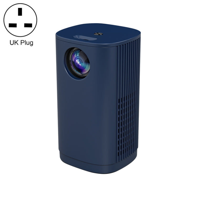 T1 480x360 800 Lumens Portable Mini LED Projector, Specification:UK Plug(Blue) - LED Projector by PMC Jewellery | Online Shopping South Africa | PMC Jewellery | Buy Now Pay Later Mobicred