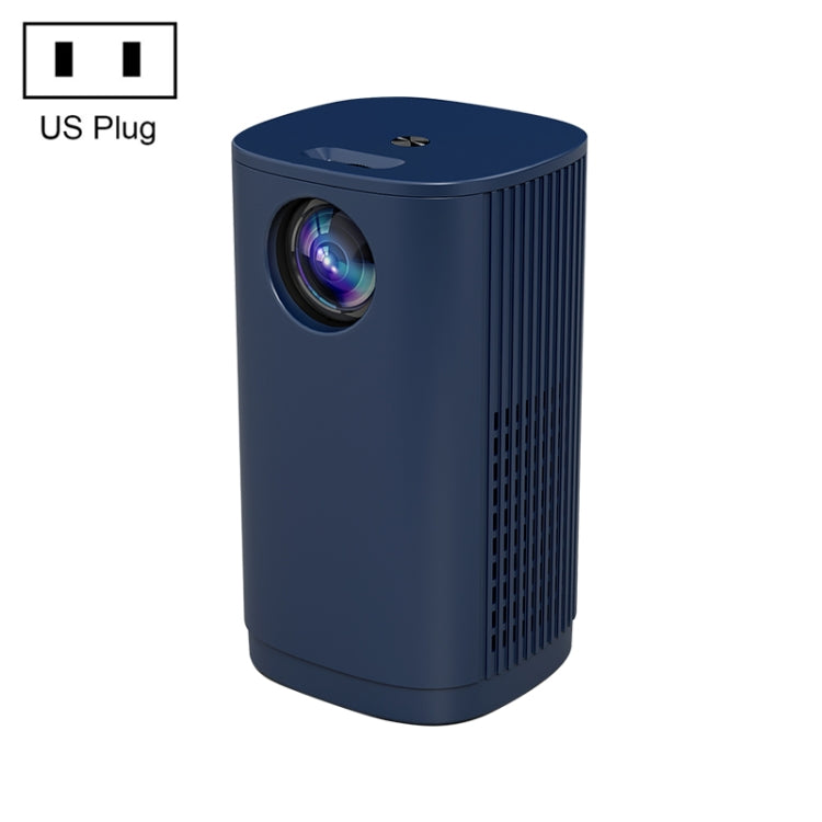 T1 480x360 800 Lumens Portable Mini LED Projector, Specification:US Plug(Blue) - LED Projector by PMC Jewellery | Online Shopping South Africa | PMC Jewellery | Buy Now Pay Later Mobicred