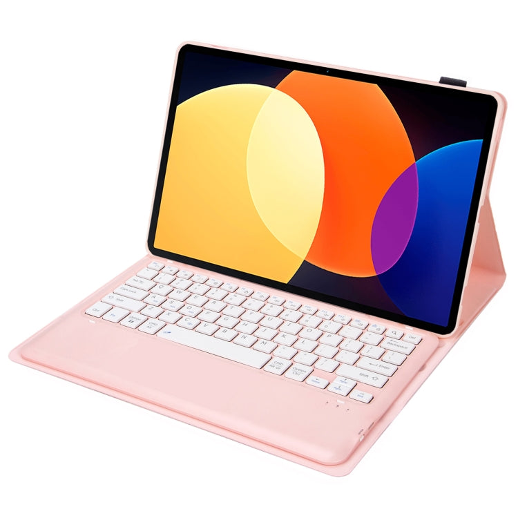 For Honor Pad V8 Pro AHV8 Ultrathin Detachable Bluetooth Keyboard Leather Tablet Case(Pink) - Others Keyboard by PMC TechLife | Online Shopping South Africa | PMC TechLife