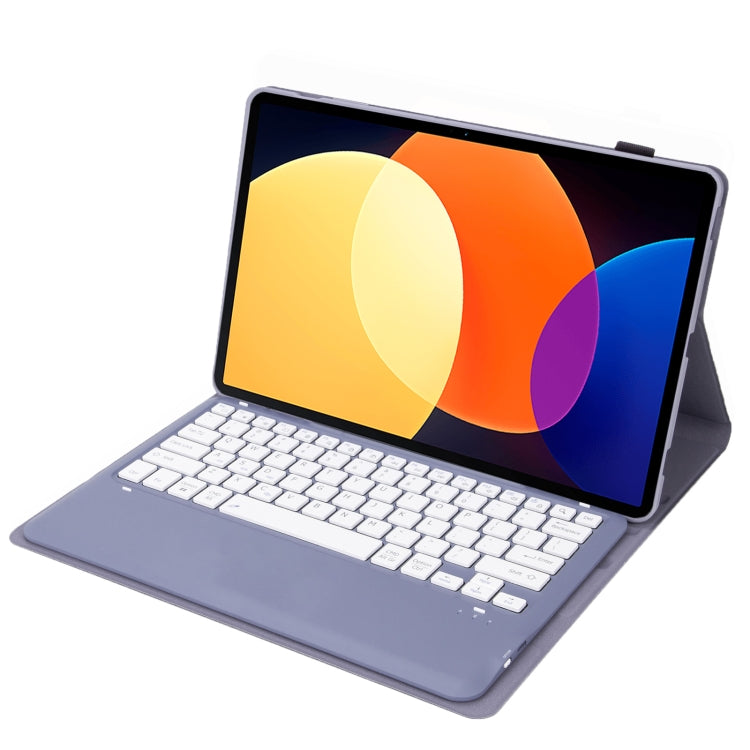 For Honor Pad V8 Pro AHV8 Ultrathin Detachable Bluetooth Keyboard Leather Tablet Case(Purple) - Others Keyboard by PMC TechLife | Online Shopping South Africa | PMC TechLife