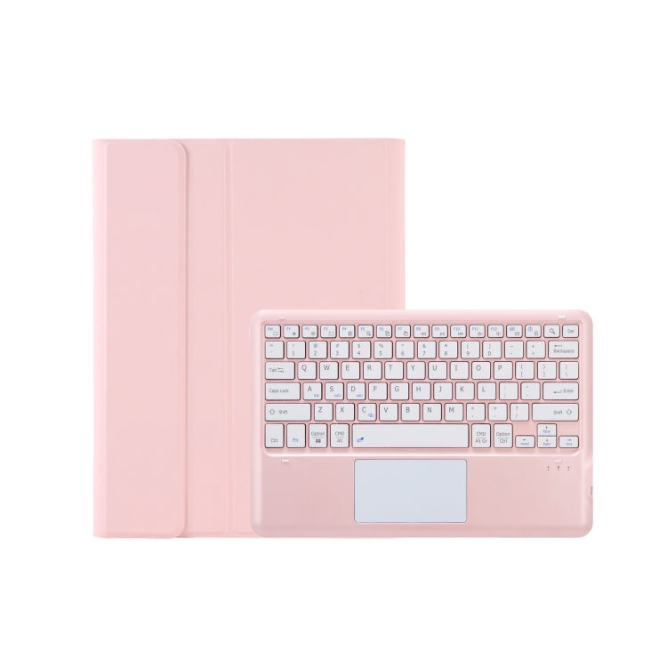 For Honor Pad V8 Pro AHN8-A Ultrathin Detachable Bluetooth Keyboard Leather Tablet Case with Touchpad(Pink) - Others Keyboard by PMC TechLife | Online Shopping South Africa | PMC TechLife