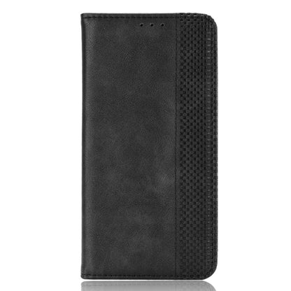 For Blackview BV7200 Magnetic Buckle Retro Texture Leather Phone Case(Black) - More Brand by PMC Jewellery | Online Shopping South Africa | PMC Jewellery