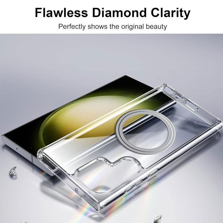 For Samsung Galaxy S25 Ultra 5G Transparent Frosted MagSafe Phone Case - Galaxy S25 Ultra 5G Cases by PMC Jewellery | Online Shopping South Africa | PMC Jewellery | Buy Now Pay Later Mobicred