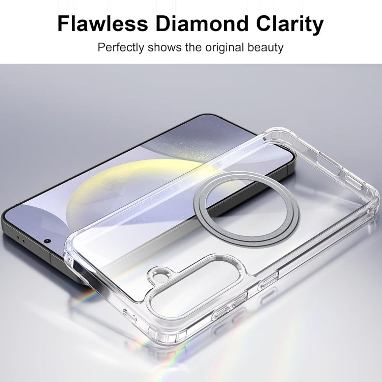 For Samsung Galaxy S25+ 5G Transparent Frosted MagSafe Phone Case - Galaxy S25+ 5G Cases by PMC Jewellery | Online Shopping South Africa | PMC Jewellery | Buy Now Pay Later Mobicred