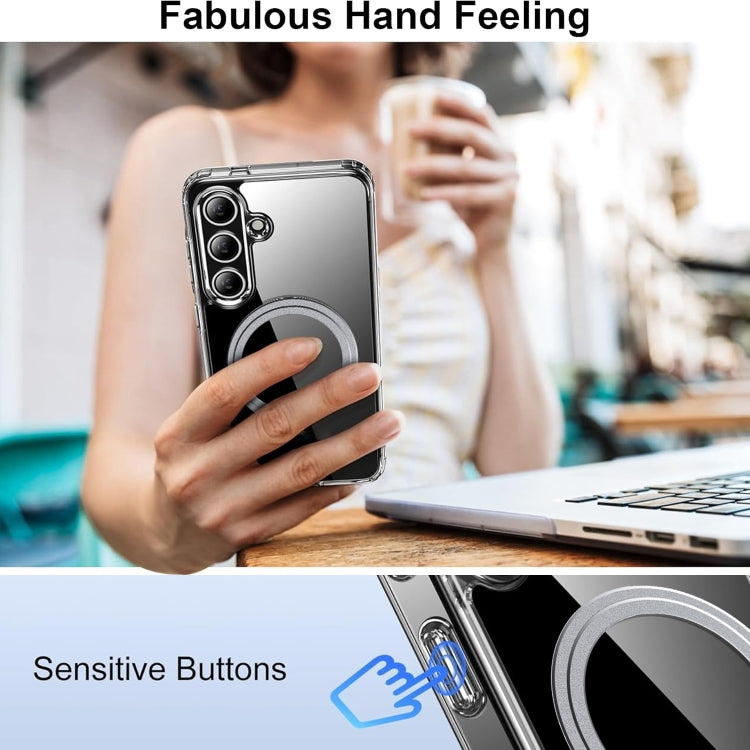 For Samsung Galaxy S25+ 5G Transparent Frosted MagSafe Phone Case - Galaxy S25+ 5G Cases by PMC Jewellery | Online Shopping South Africa | PMC Jewellery | Buy Now Pay Later Mobicred