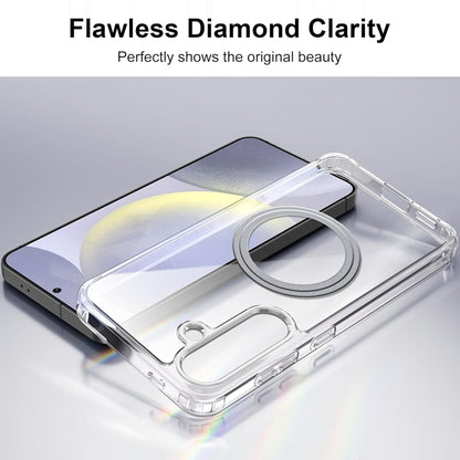 For Samsung Galaxy S25 5G Transparent Frosted MagSafe Phone Case - Galaxy S25 5G Cases by PMC Jewellery | Online Shopping South Africa | PMC Jewellery | Buy Now Pay Later Mobicred