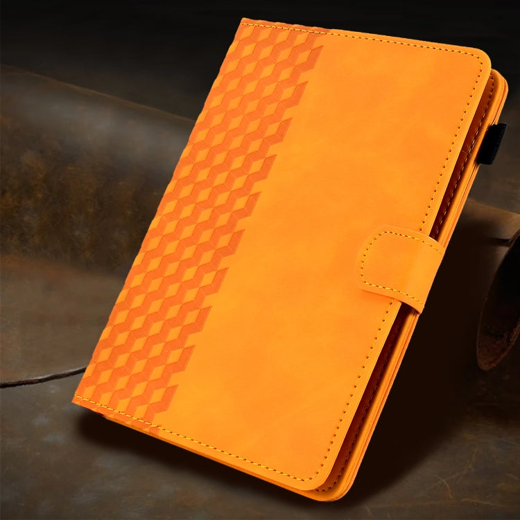 For 10.0 inch Universal Tablet Rhombus Embossed Leather Case(Khaki) - 10 - 11 inch by PMC TechLife | Online Shopping South Africa | PMC TechLife | Buy Now Pay Later Mobicred