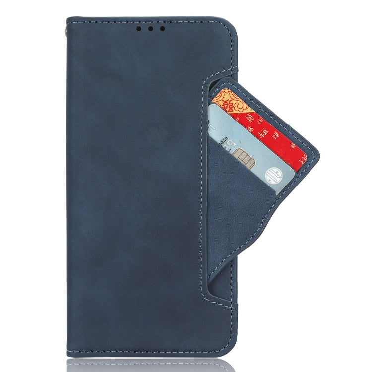 For Blackview BV7200 Skin Feel Calf Texture Card Slots Leather Phone Case(Blue) - More Brand by PMC TechLife | Online Shopping South Africa | PMC TechLife | Buy Now Pay Later Mobicred