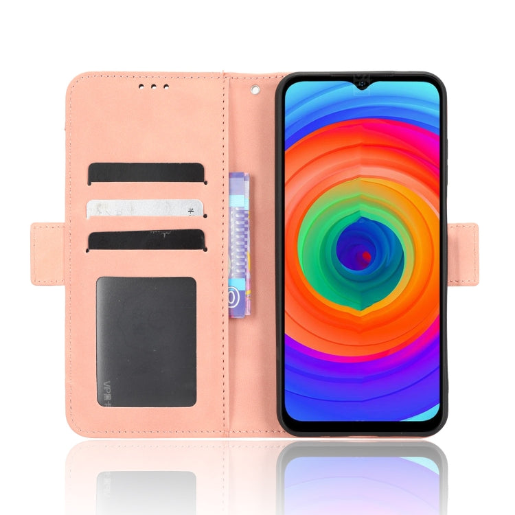 For Ulefone Note 14 Skin Feel Calf Texture Card Slots Leather Phone Case(Pink) - Ulefone Cases by PMC Jewellery | Online Shopping South Africa | PMC Jewellery | Buy Now Pay Later Mobicred