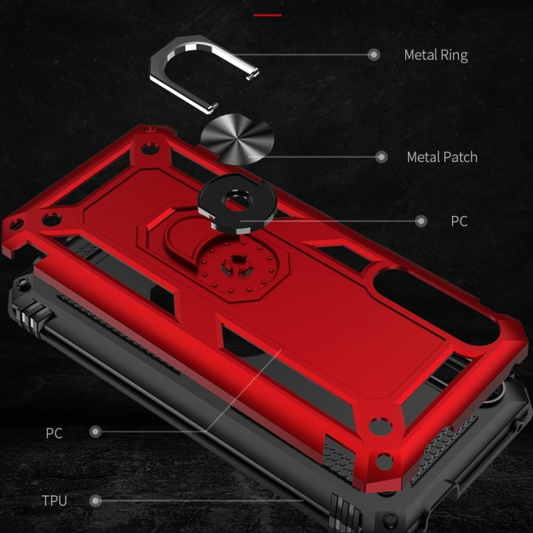 For Huawei Y9s Shockproof TPU + PC Protective Case with 360 Degree Rotating Holder(Black) - Huawei Cases by PMC TechLife | Online Shopping South Africa | PMC TechLife