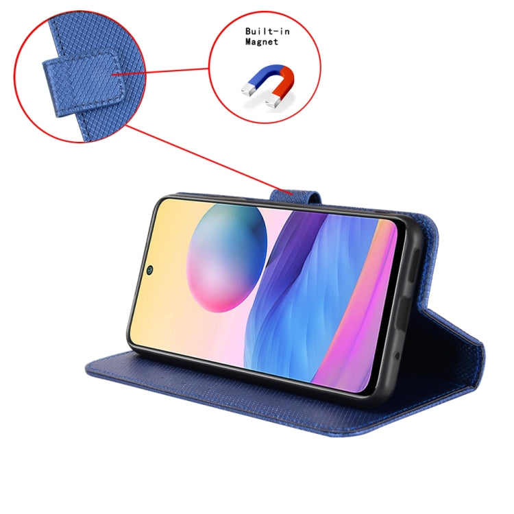 For Blackview BV7200 Diamond Texture Leather Phone Case(Blue) - More Brand by PMC TechLife | Online Shopping South Africa | PMC TechLife | Buy Now Pay Later Mobicred