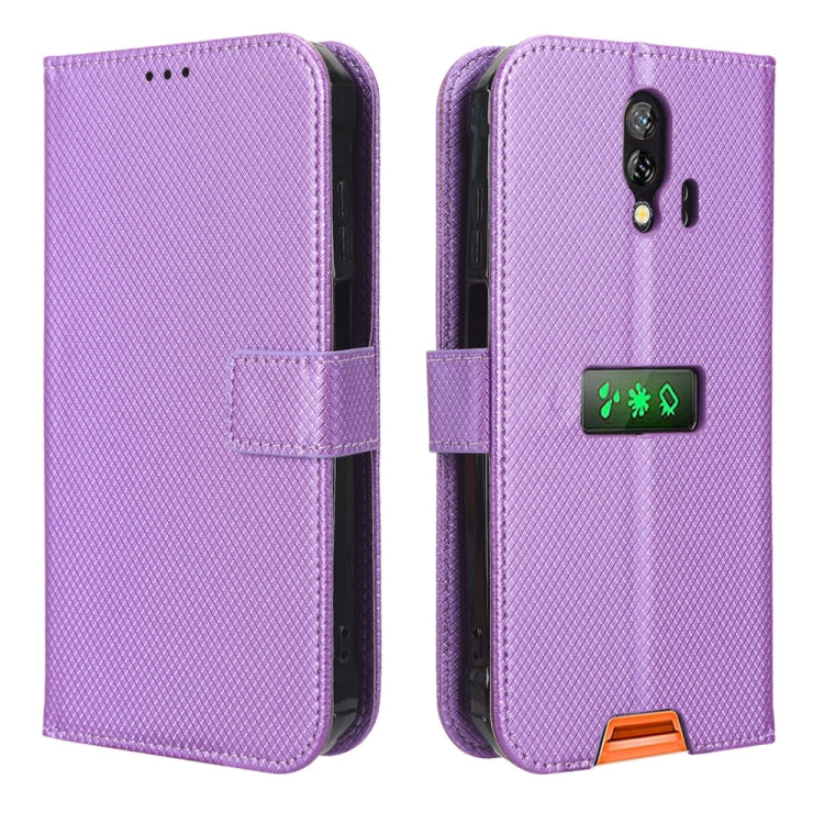 For Blackview BV7200 Diamond Texture Leather Phone Case(Purple) - More Brand by PMC TechLife | Online Shopping South Africa | PMC TechLife | Buy Now Pay Later Mobicred