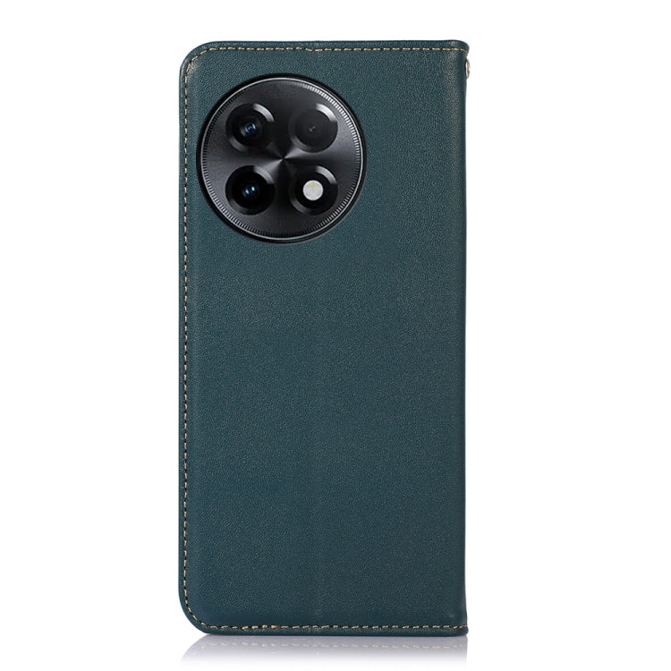 For OnePlus Ace 2 5G KHAZNEH Nappa Top Layer Cowhide Leather Phone Case(Green) - OnePlus Cases by PMC TechLife | Online Shopping South Africa | PMC TechLife | Buy Now Pay Later Mobicred