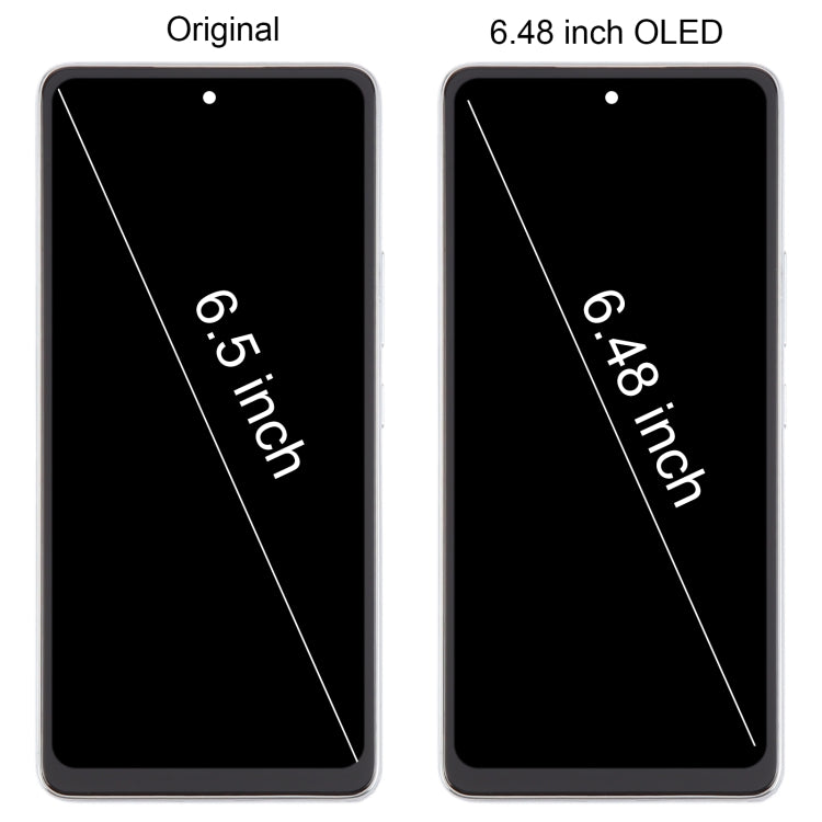 For Samsung Galaxy A53 5G SM-A536 6.48 inch OLED LCD Screen Digitizer Full Assembly with Frame (Blue) - free shipping - PMc TechLife - Order now!