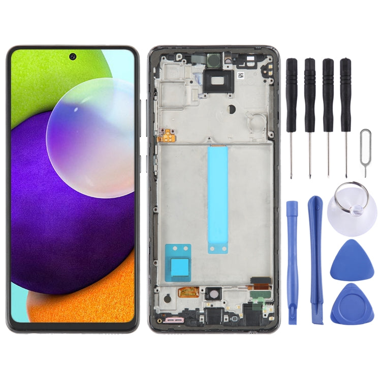 6.33 inch OLED LCD Screen for Samsung Galaxy A52 4G SM-A525 Digitizer Full Assembly with Frame(Black) - free shipping - PMc TechLife - Order now!