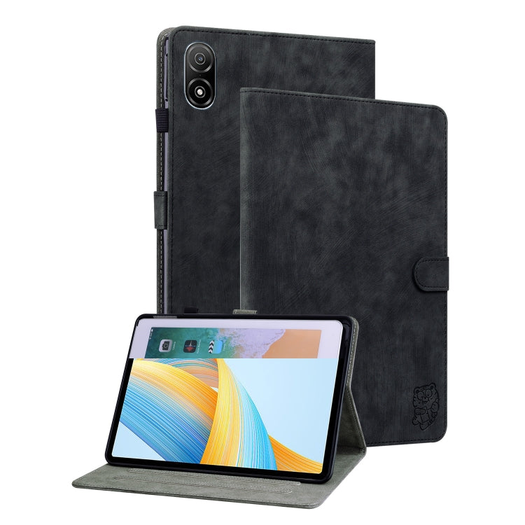 For Honor Pad V8 Pro Tiger Pattern Flip Leather Tablet Case(Black) - Honor by PMC TechLife | Online Shopping South Africa | PMC TechLife | Buy Now Pay Later Mobicred