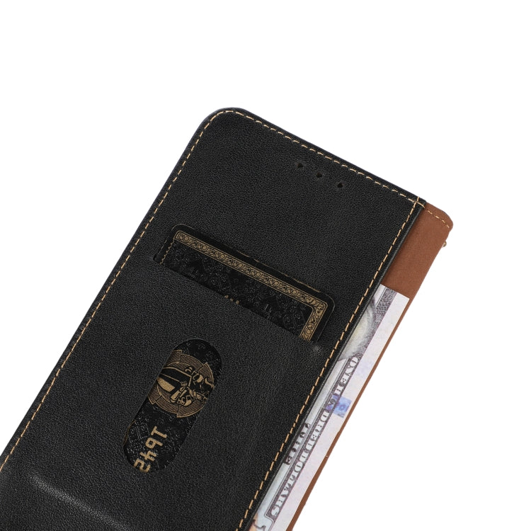 For Honor X5 KHAZNEH Nappa Top Layer Cowhide Leather Phone Case(Black) - Honor Cases by PMC TechLife | Online Shopping South Africa | PMC TechLife | Buy Now Pay Later Mobicred