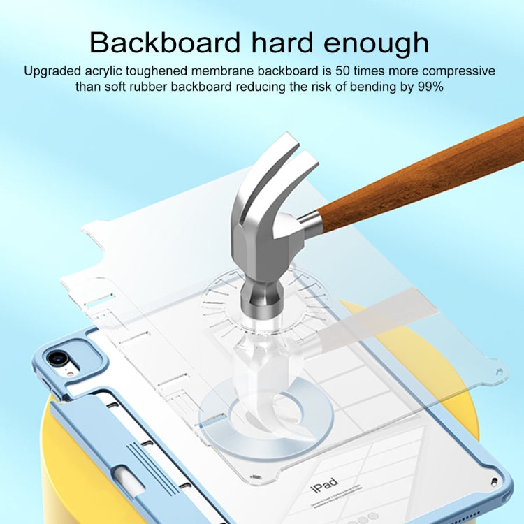 For Huawei MatePad 11 Detachable Rotating Leather Tablet Case(Blue) - Huawei by PMC TechLife | Online Shopping South Africa | PMC TechLife | Buy Now Pay Later Mobicred