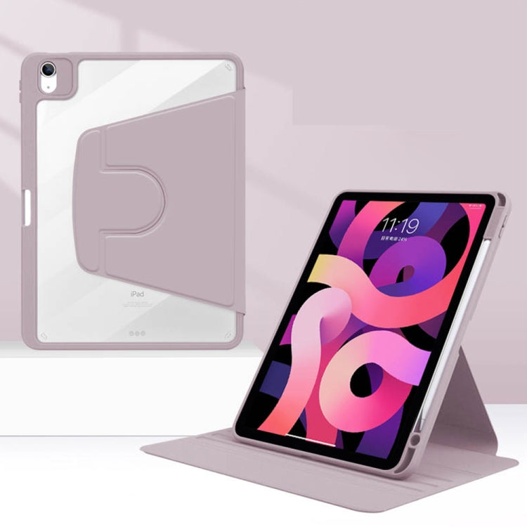 For Huawei MatePad Pro 11 inch Acrylic Rotating Leather Tablet Case(Purple) - Huawei by PMC TechLife | Online Shopping South Africa | PMC TechLife | Buy Now Pay Later Mobicred