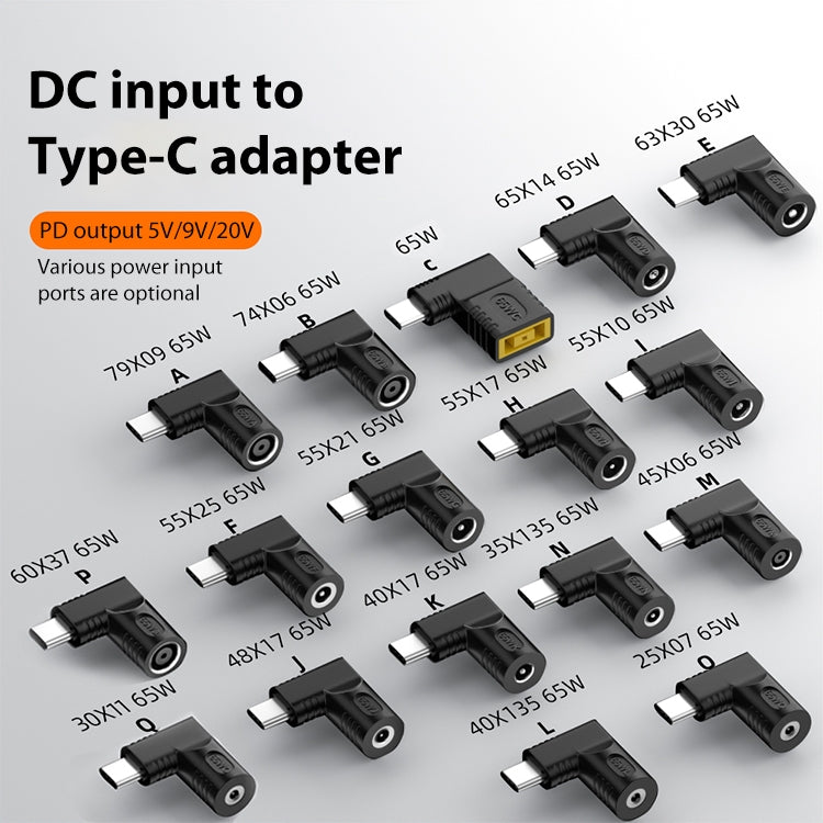 4.8x1.7mm 65W DC Input to USB-C / Type-C PD Power Adapter - free shipping - PMC TechLife - Order now!