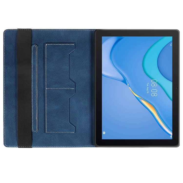 For Huawei MatePad SE Splicing Series Tablet Leather Case(Royal Blue) - Huawei by PMC TechLife | Online Shopping South Africa | PMC TechLife | Buy Now Pay Later Mobicred