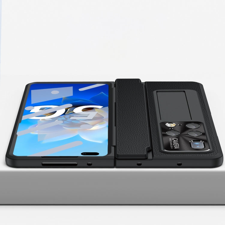 For Huawei Mate X2 Integrated Full Coverage Hinge Phone Case with Stylus(Gold+Blue) - Huawei Cases by PMC TechLife | Online Shopping South Africa | PMC TechLife | Buy Now Pay Later Mobicred