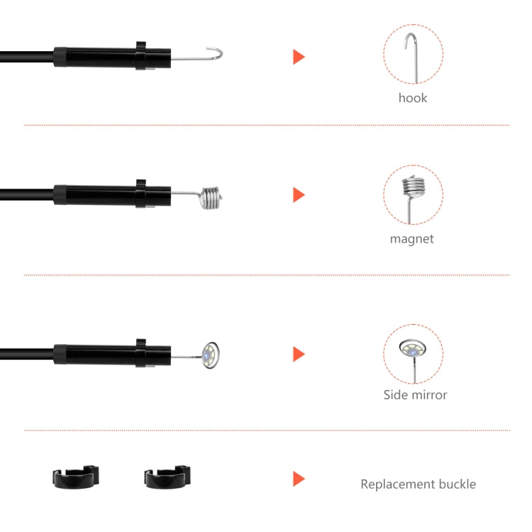 P130 8mm 4.3 inch Single Camera with Screen Endoscope, Length:10m -  by PMC TechLife | Online Shopping South Africa | PMC TechLife | Buy Now Pay Later Mobicred