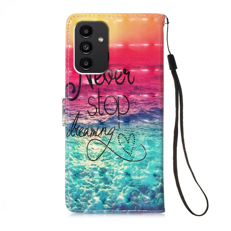For Samsung Galaxy A54 5G 3D Painting Horizontal Flip Leather Phone Case(Chasing Dreams) - Galaxy Phone Cases by PMC TechLife | Online Shopping South Africa | PMC TechLife