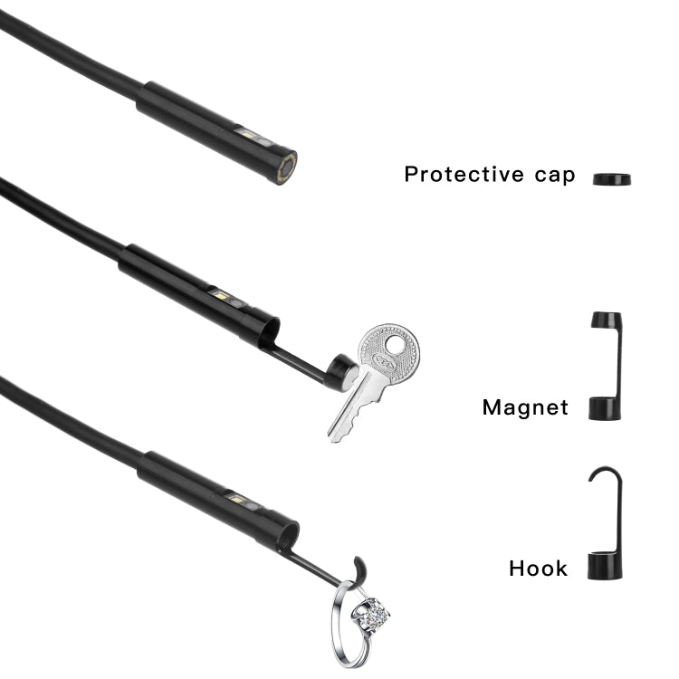 P130 5.5mm 4.3 inch Dual Camera with Screen Endoscope, Length:5m -  by PMC TechLife | Online Shopping South Africa | PMC TechLife | Buy Now Pay Later Mobicred