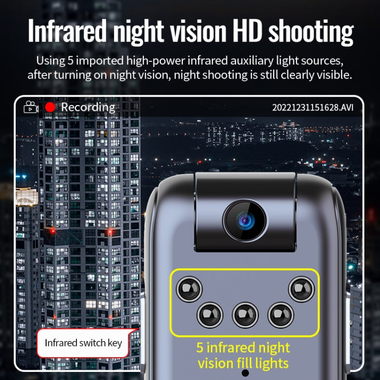 JNN V13 1080P Multifunctional Infrared Night Vision Recorder, Capacity:No Memory(Black) - Recording Pen by JNN | Online Shopping South Africa | PMC Jewellery | Buy Now Pay Later Mobicred