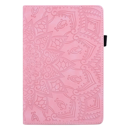 For Lenovo Tab M10 Plus 10.6 3rd Gen 2022 Calf Texture Embossed Flip Leather Tablet Case(Pink) - Lenovo by PMC Jewellery | Online Shopping South Africa | PMC Jewellery