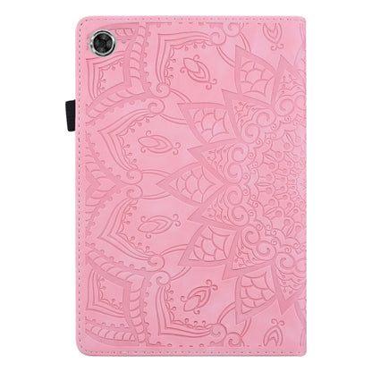 For Lenovo Tab M10 Plus 10.6 3rd Gen 2022 Calf Texture Embossed Flip Leather Tablet Case(Pink) - Lenovo by PMC Jewellery | Online Shopping South Africa | PMC Jewellery