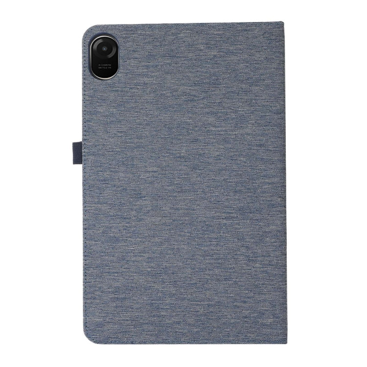 For Honor Pad 9 Pro / V8 Pro Fabric Leather Tablet Case(Blue) - Honor by PMC TechLife | Online Shopping South Africa | PMC TechLife | Buy Now Pay Later Mobicred