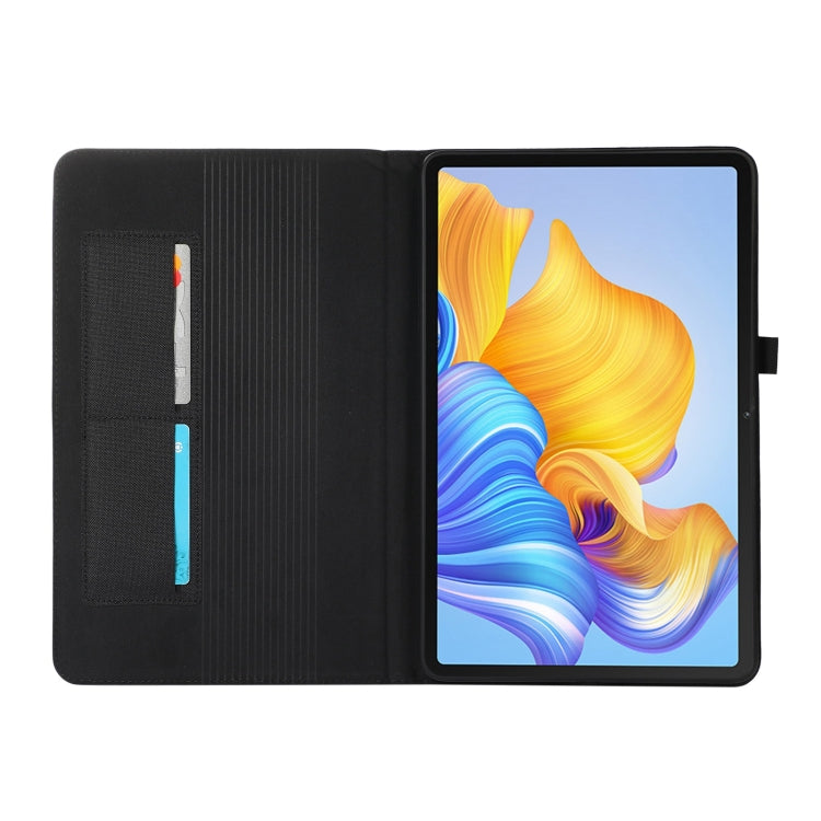 For Honor Pad 9 Pro / V8 Pro Fabric Leather Tablet Case(Black) - Honor by PMC TechLife | Online Shopping South Africa | PMC TechLife | Buy Now Pay Later Mobicred